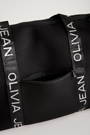 Fenix (Black) Weekender Neoprene Bag- With Zip Closure