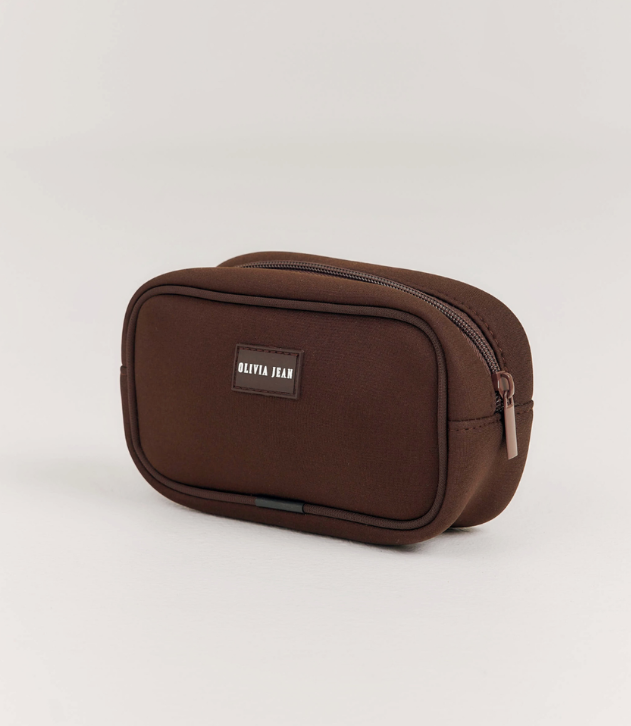 Petite (Chocolate) Neoprene Pouch