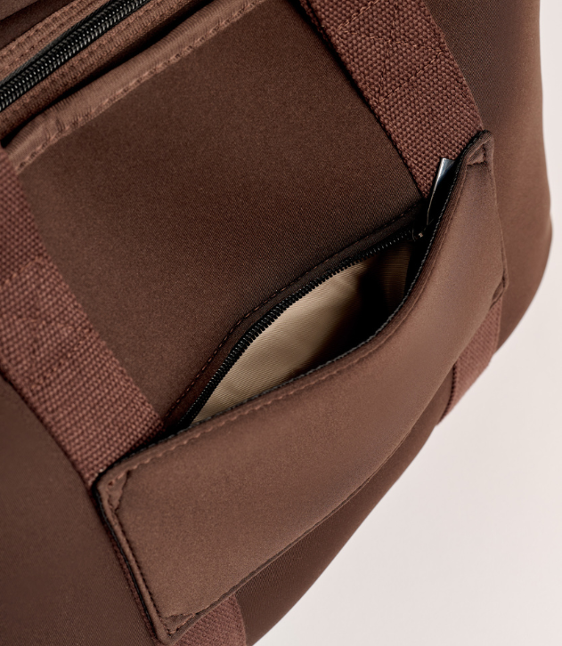 Rover (Chocolate) Large Neoprene Tote - With Zip Closure
