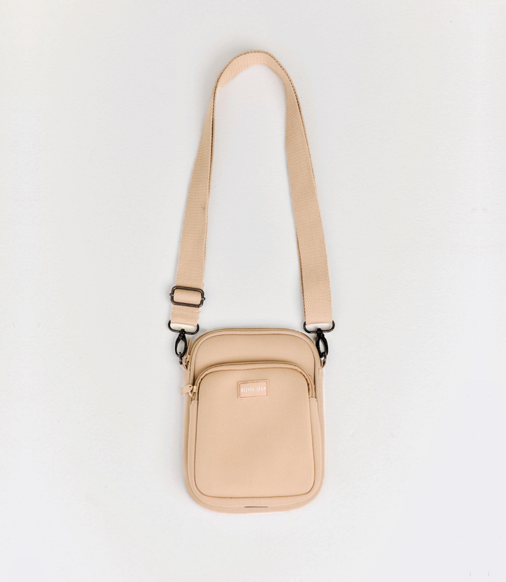 Wanderer (Almond) Neoprene Crossbody Bag