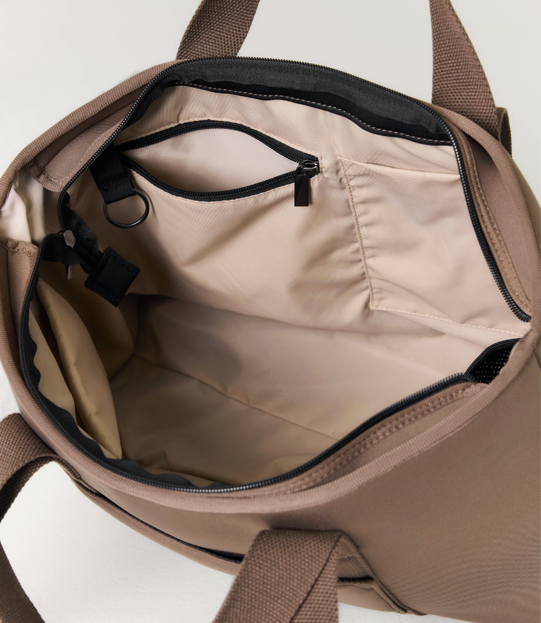Rover (Taupe) Large Neoprene Tote - With Zip Closure (PRE ORDER)