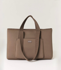 Rover (Taupe) Large Neoprene Tote - With Zip Closure (PRE ORDER)