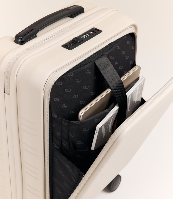AIRE (Beige) Carry On Suitcase