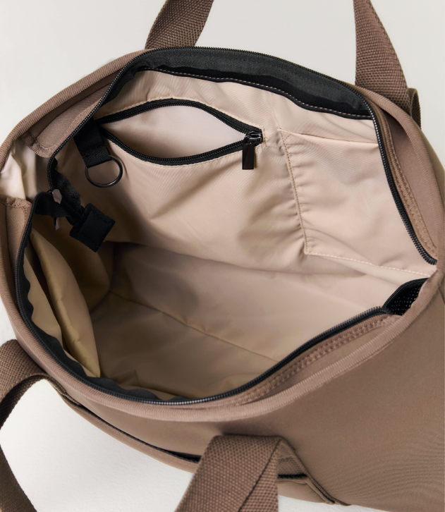 Rover (Taupe) Large Neoprene Tote - With Zip Closure (PRE ORDER)