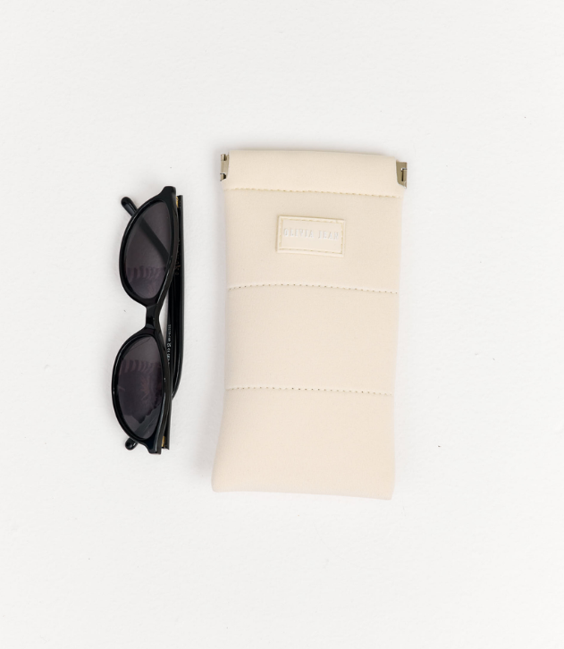 Stitch (Vanilla) Neoprene Sunglasses Pouch