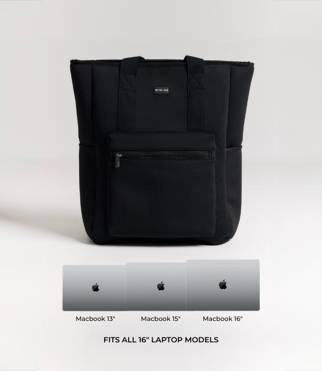 Rover (Black) Neoprene Backpack - With Zip Closure (PRE ORDER)