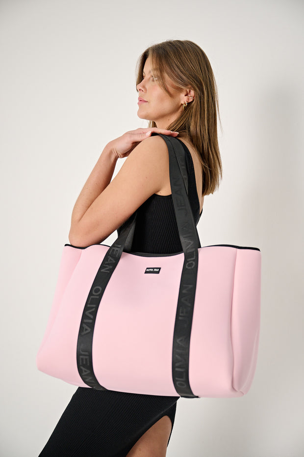 Allure (Pink) Neoprene Tote Bag – Olivia Jean