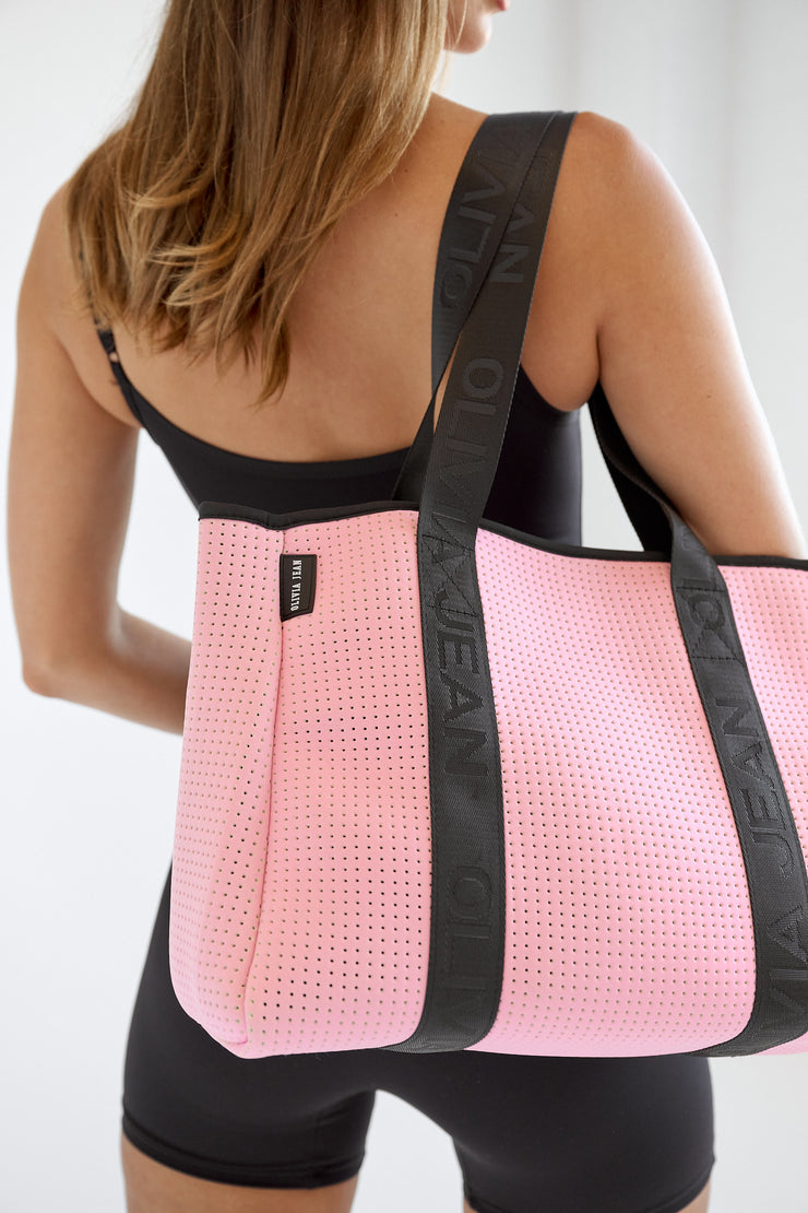Signature (Pink) Neoprene Tote Bag