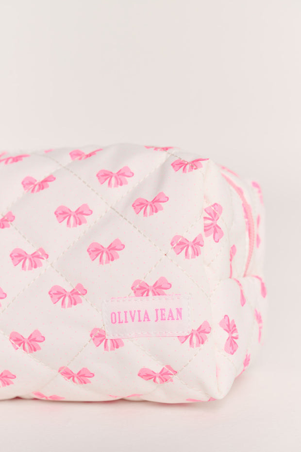 Lacey (Pink) Cosmetic Case