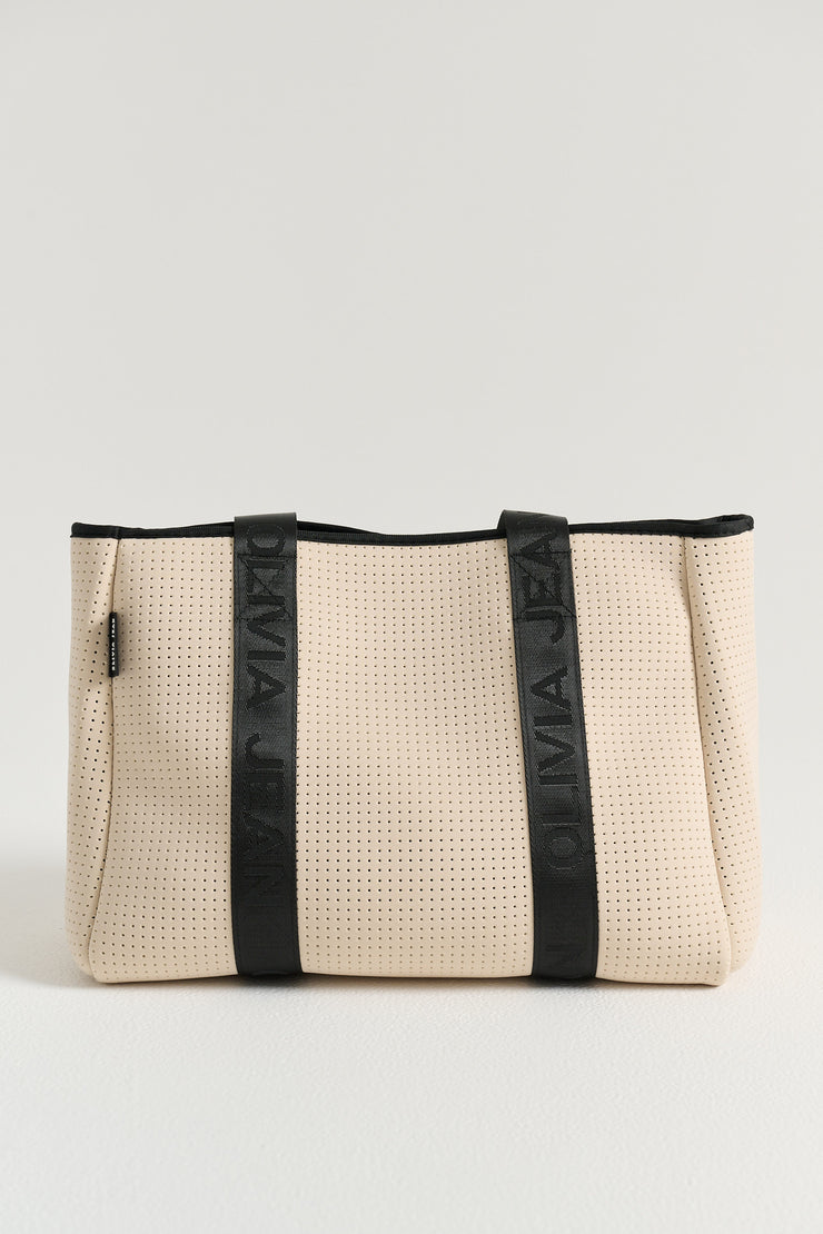 Signature (Cream) Neoprene Tote