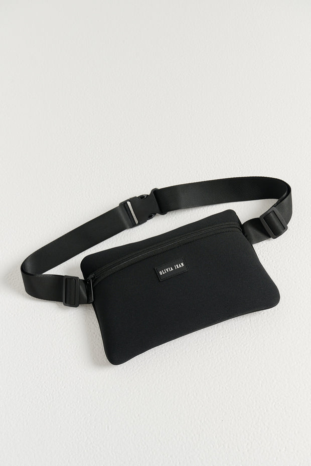 Active (Black) Neoprene Bum Bag