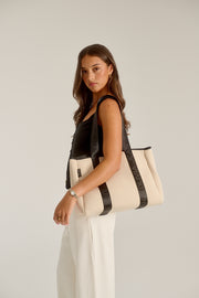 Olivia Jean (Cream) Signature Neoprene Bag