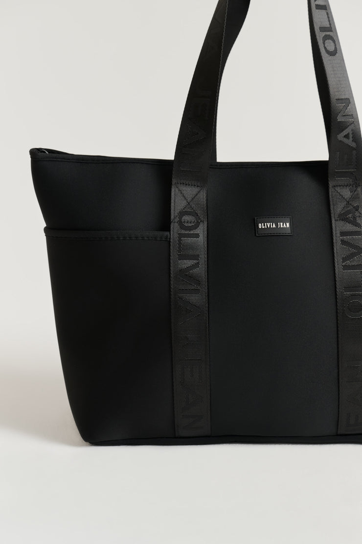 Form (Black) Neoprene Tote - With Zip Closure