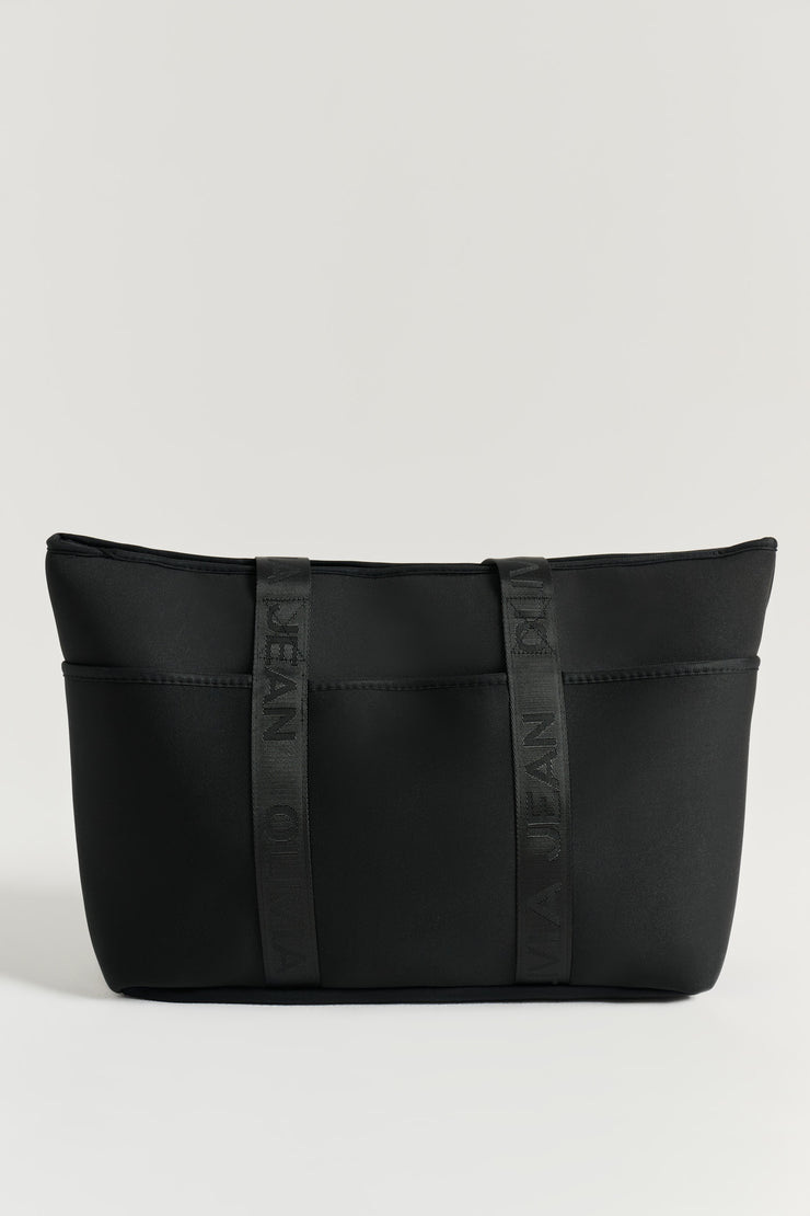 Form (Black) Neoprene Tote - With Zip Closure