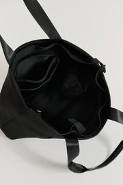 Spencer (Black) Neoprene Tote Bag - With Zip Closure