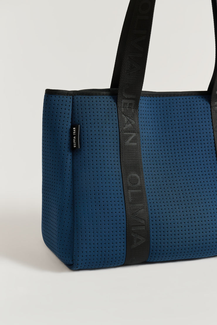 Signature (Navy) Neoprene Tote