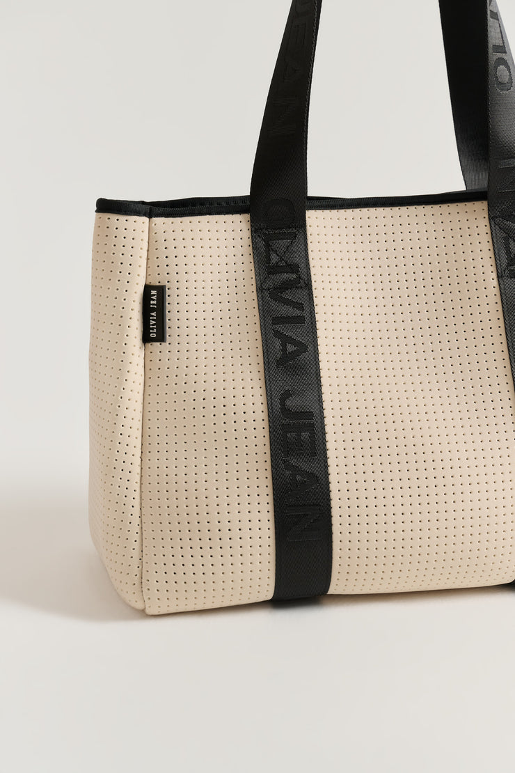 Signature (Cream) Neoprene Tote