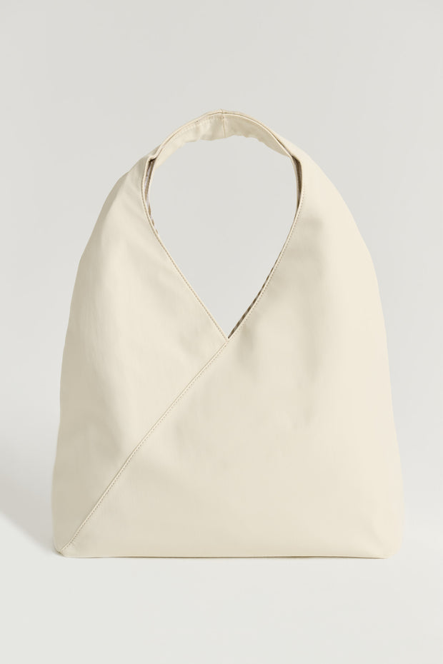 Sydney (Cream) Nylon Shoulder Bag