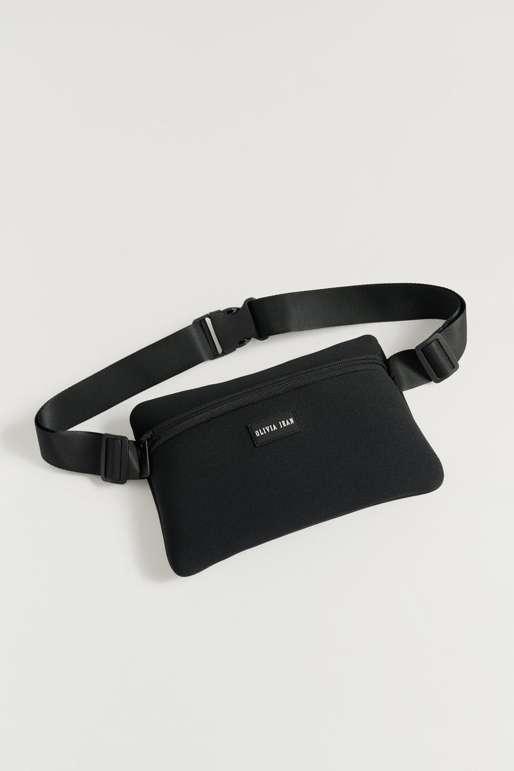 Active (Black) Neoprene Waist Bag