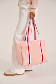Ava Pink Neoprene Tote — Valli by Olivia Jean