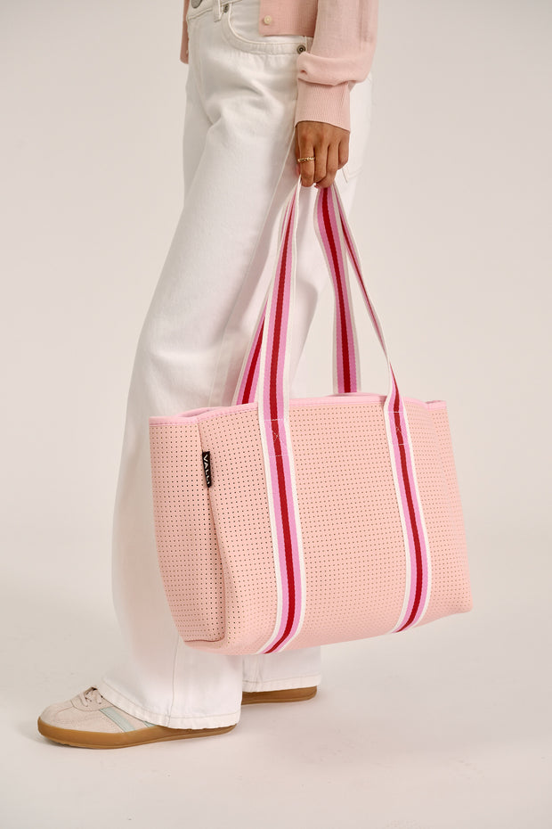 Ava Pink Neoprene Tote — Valli by Olivia Jean