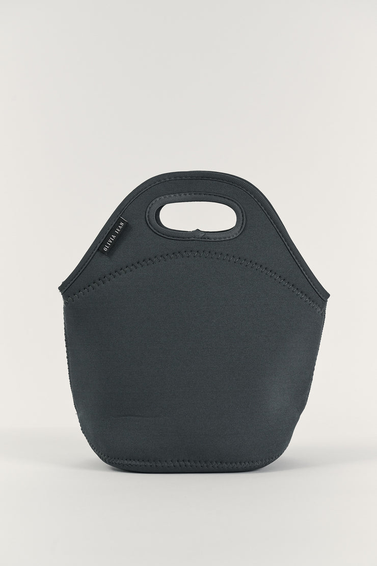 Lola (Slate Grey) Neoprene Lunch Bag