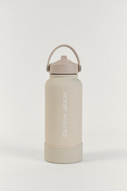 Beige 1L Water Bottle