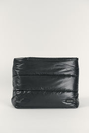 Gia (Black) Puffer Tote Bag- With Zip Closure