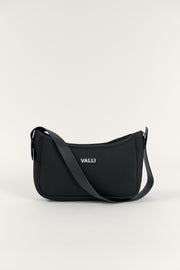 Eddie Black Neoprene Shoulder Bag — Valli by Olivia Jean