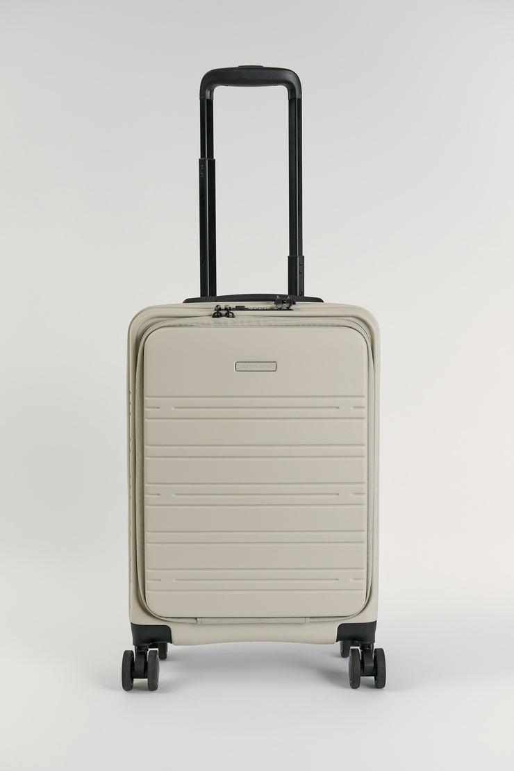 AIRE (Beige) Recycled Carry On Suitcase