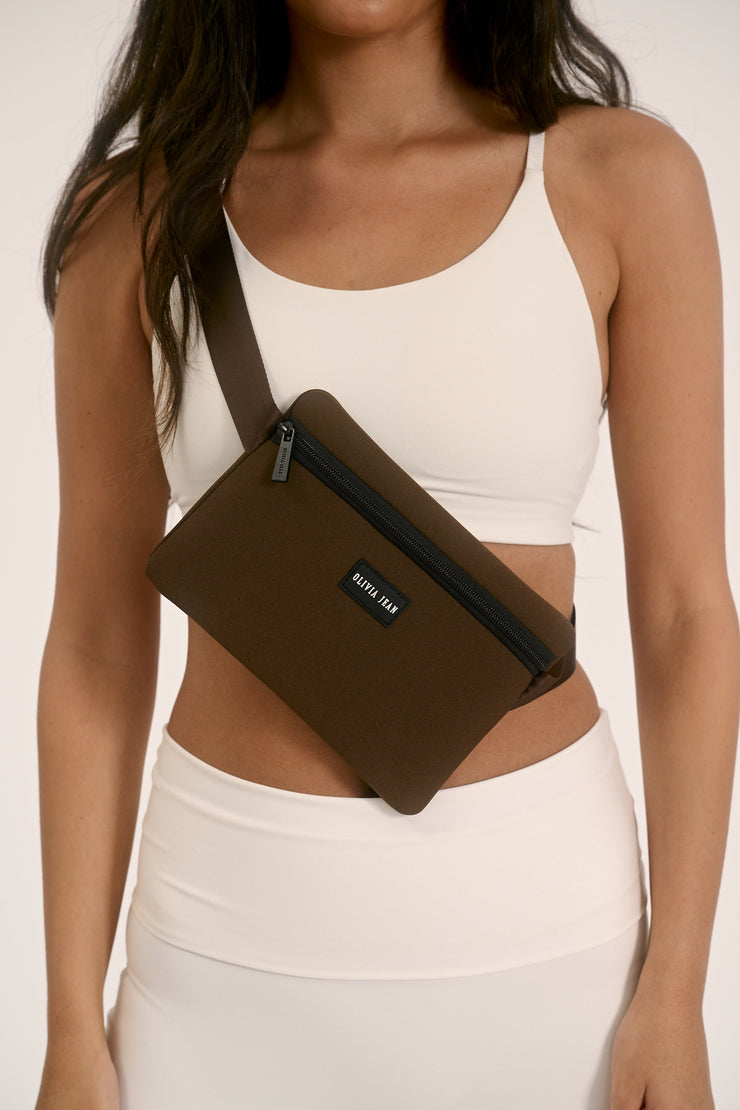Active (Brown) Neoprene Waist Bag