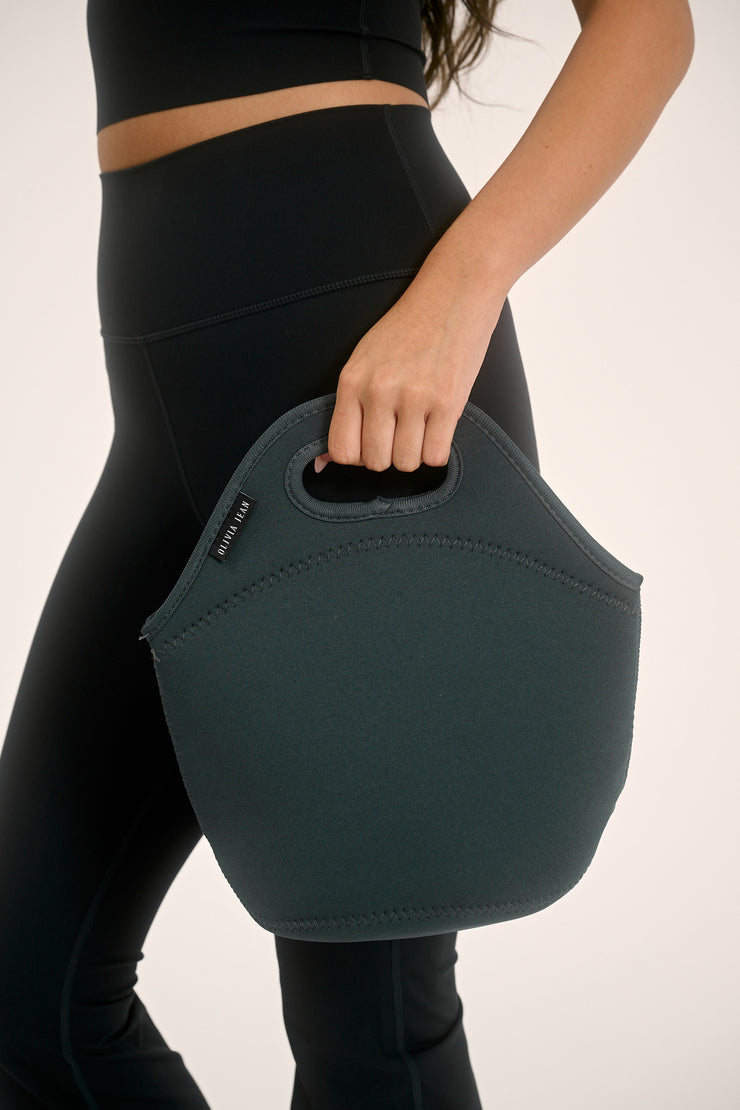 Lola (Slate Grey) Neoprene Lunch Bag