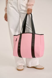 Elle Pink Neoprene Tote — Valli by Olivia Jean