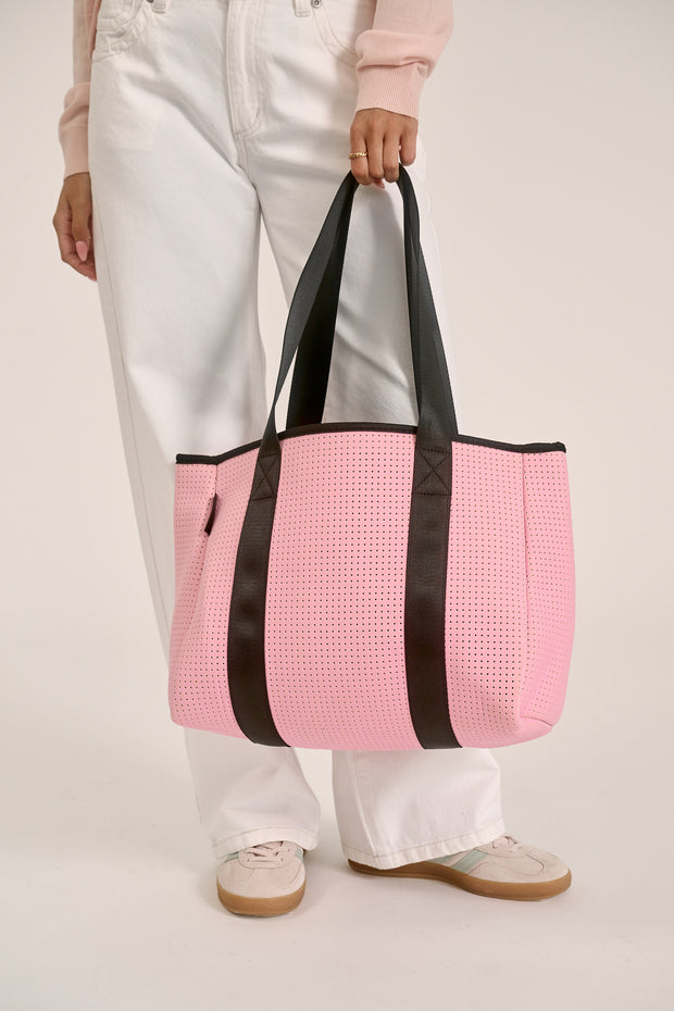 Elle Pink Neoprene Tote — Valli by Olivia Jean