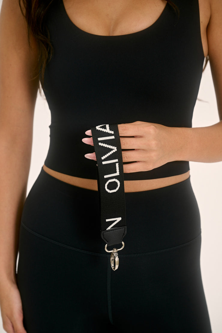Olivia Jean Keychain (Black/White)