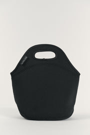 Black Insulated Neoprene Lunch Bag