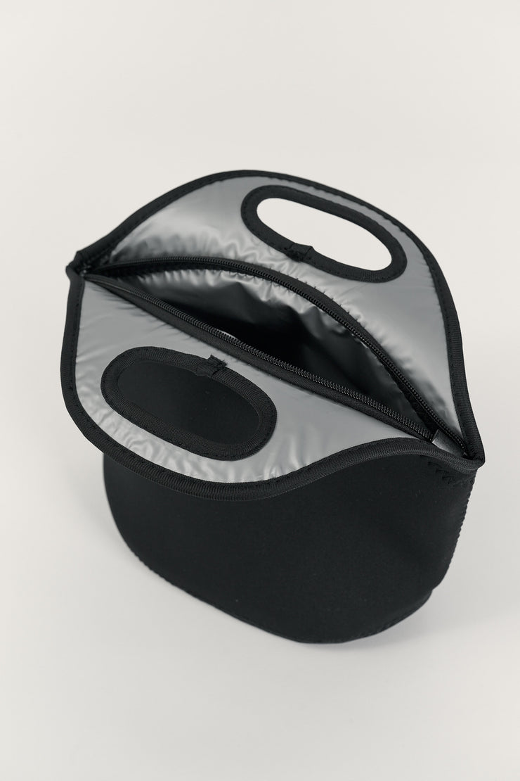 Lola (Black) Neoprene Lunch Bag
