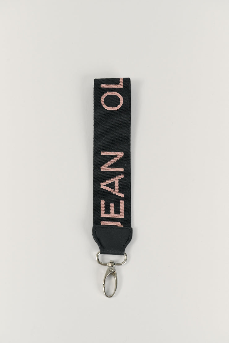 Olivia Jean Keychain (Black/Pink)