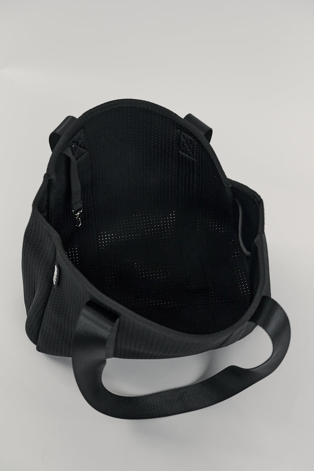 Elle Black Neoprene Tote — Valli by Olivia Jean