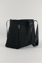 Elle Black Neoprene Tote — Valli by Olivia Jean
