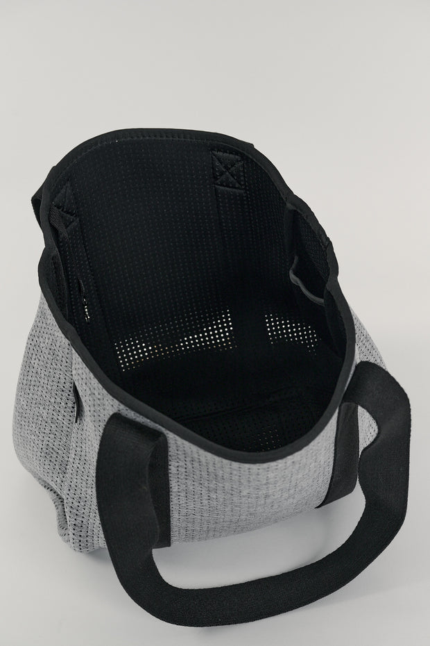 Elle Grey Neoprene Tote — Valli by Olivia Jean