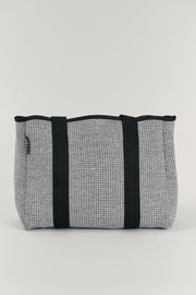 Elle Grey Neoprene Tote — Valli by Olivia Jean