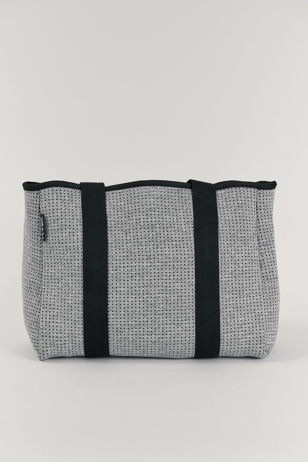 Elle Grey Neoprene Tote — Valli by Olivia Jean