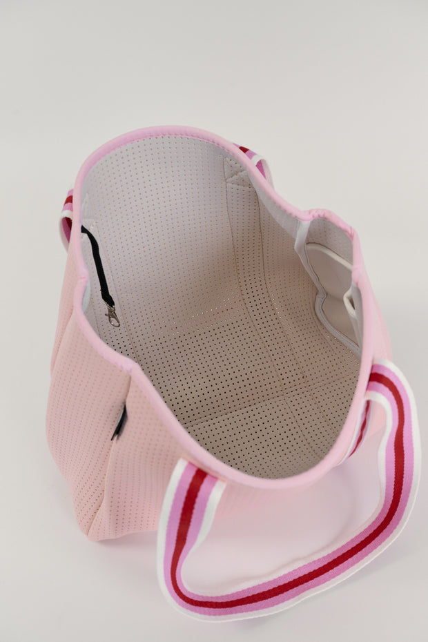 Ava Pink Neoprene Tote — Valli by Olivia Jean