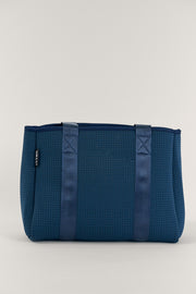 Elle Navy Neoprene Tote — Valli by Olivia Jean