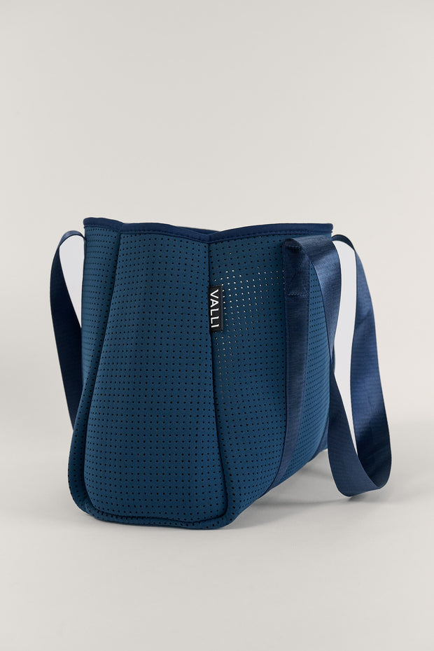 Elle Navy Neoprene Tote — Valli by Olivia Jean