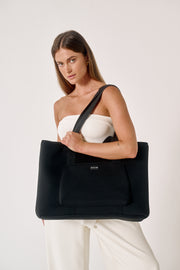 Rover (Black) XL Neoprene Tote - With Zip Closure (PRE-ORDER)