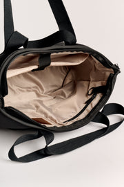 Rover (Black) Large Neoprene Tote - With Zip Closure