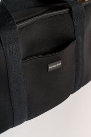 Rover (Black) Medium Neoprene Tote - With Zip Closure