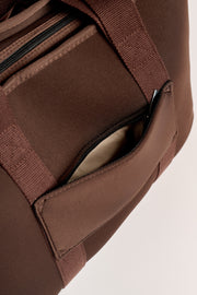 Rover (Chocolate) Large Neoprene Tote - With Zip Closure